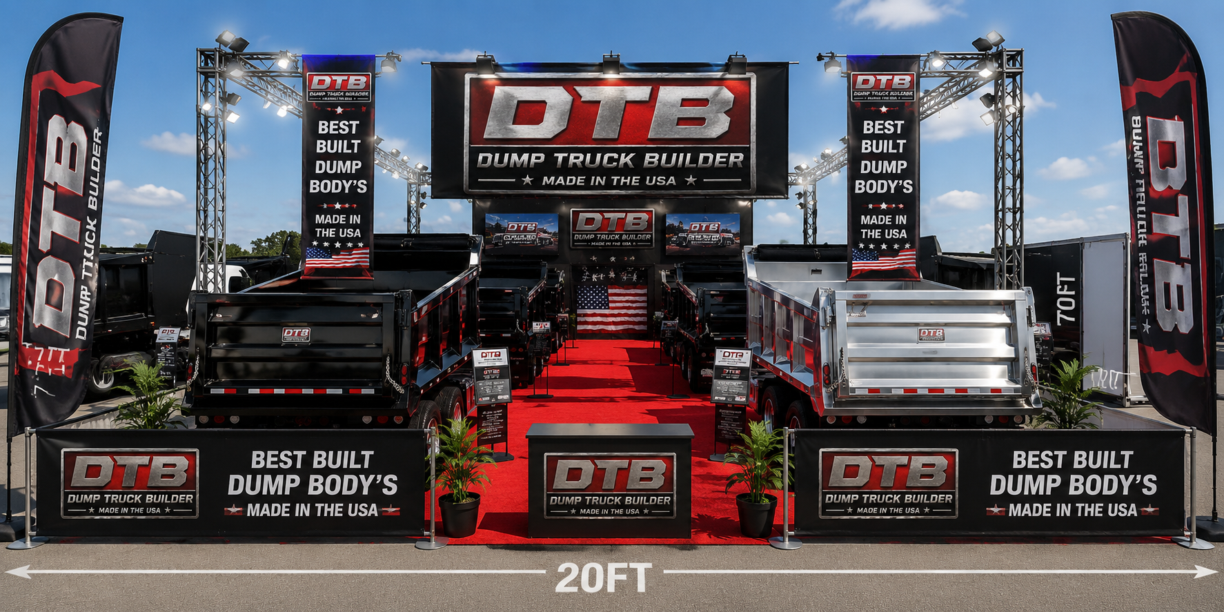 Dump Truck Builders at the 2026 Texas Trucking Show in Houston